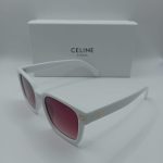 Celine Białe CL Okulary Przeciwsłoneczne