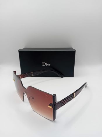 Dior Elegant Brązowy Okulary Przeciwsłoneczne