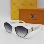 Louis Vuitton Damskie Biały Okulary Przeciwsłoneczne