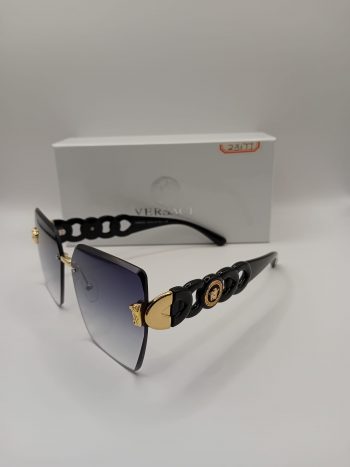 Versace Czarny / Navy Okulary Przeciwsłoneczne