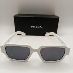 Prada Białe Okulary Przeciwsłoneczne