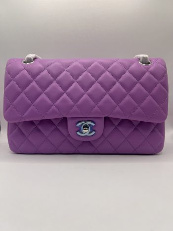 Chanel Lambskin Fioletowy Torebka