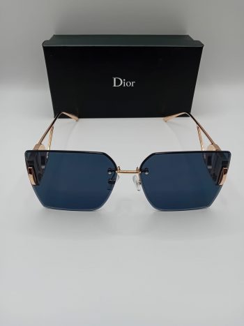 Dior Elegant Złote Okulary Przeciwsłoneczne