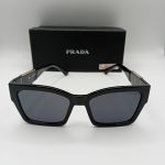 Prada PR Czarny Damski Okulary Przeciwsłoneczne