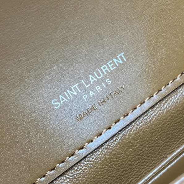 Saint Laurent Solferino Mini Brązowa Torba na ramię