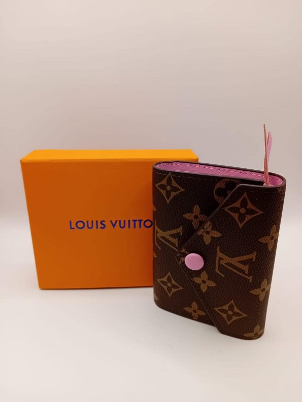 Różowy Portfel Louis Vuitton Damski