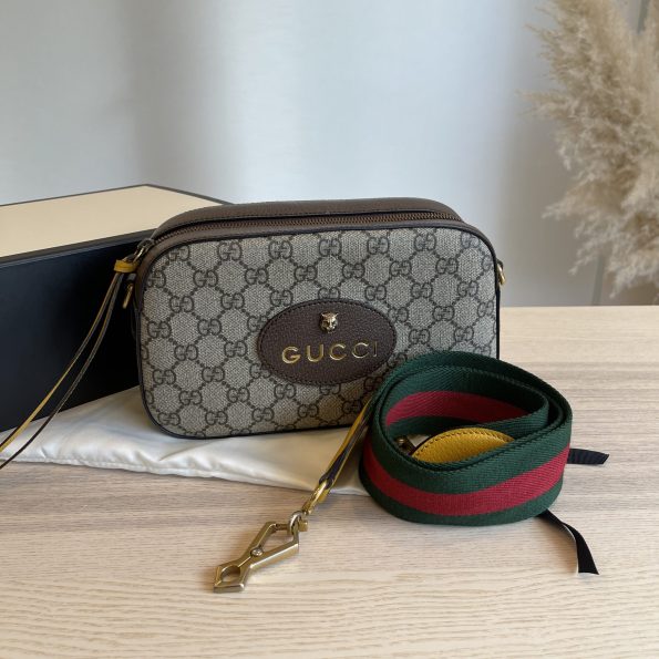 Gucci Beżowa Neo Vintage GG Supreme Listonoszka