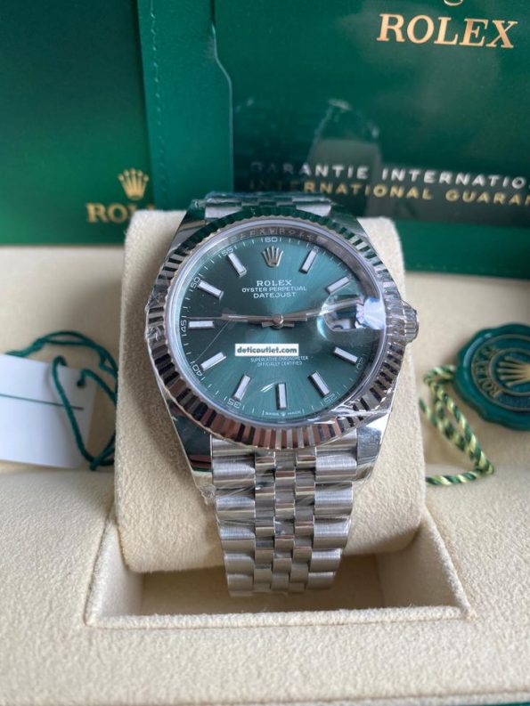 Rolex Datejust 41 – Zegarek z Miętową Zielenią