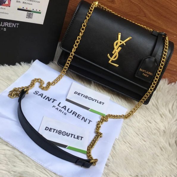 Saint Laurent Sunset Suede Listonoszka